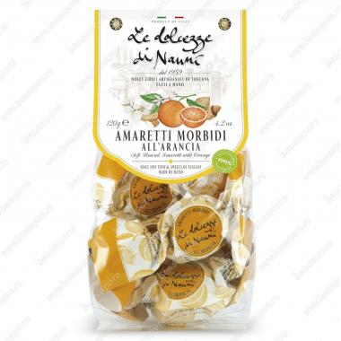 Амаретти мягкие с Апельсином 120 г le Dolcezze di Nanni Без глютена, Веган
