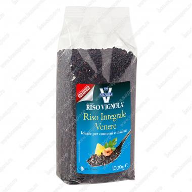 Рис Венере чёрный среднезёрный Riso Vignola 1 кг